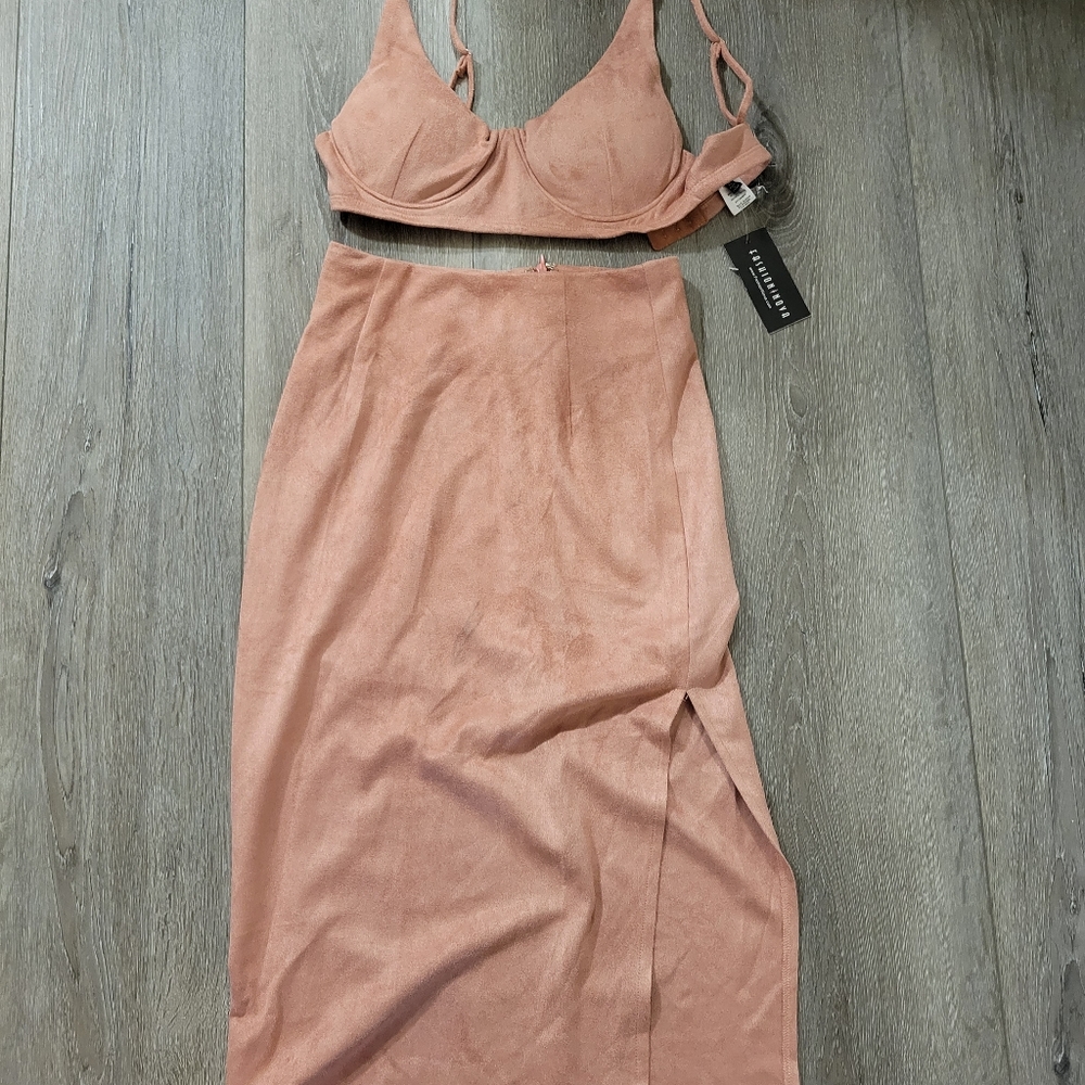 2 piece pink set